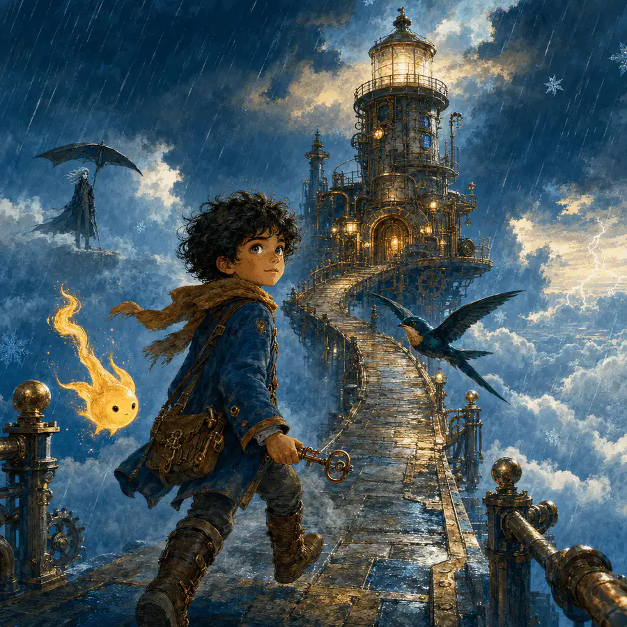 Aeravi and the Lighthouse Above the Rain